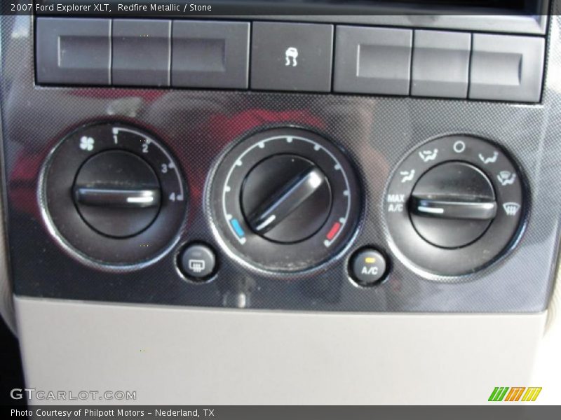 Redfire Metallic / Stone 2007 Ford Explorer XLT