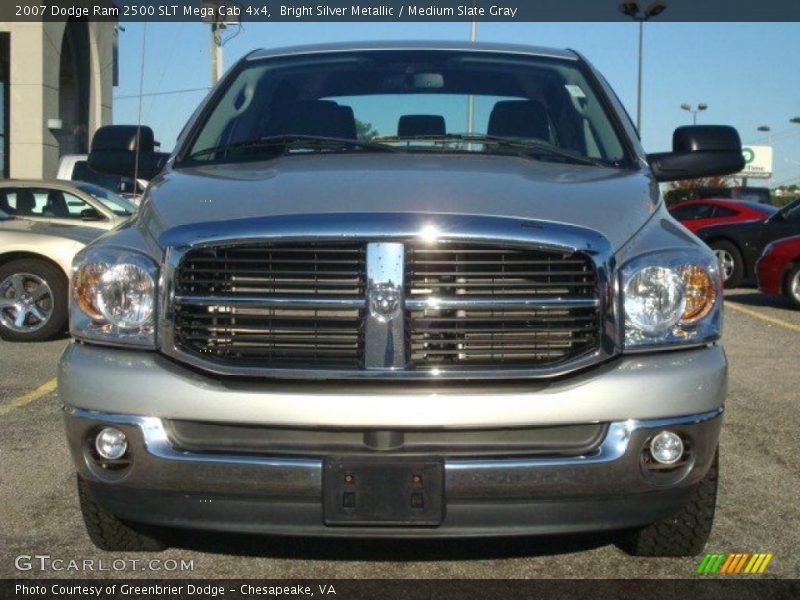 Bright Silver Metallic / Medium Slate Gray 2007 Dodge Ram 2500 SLT Mega Cab 4x4