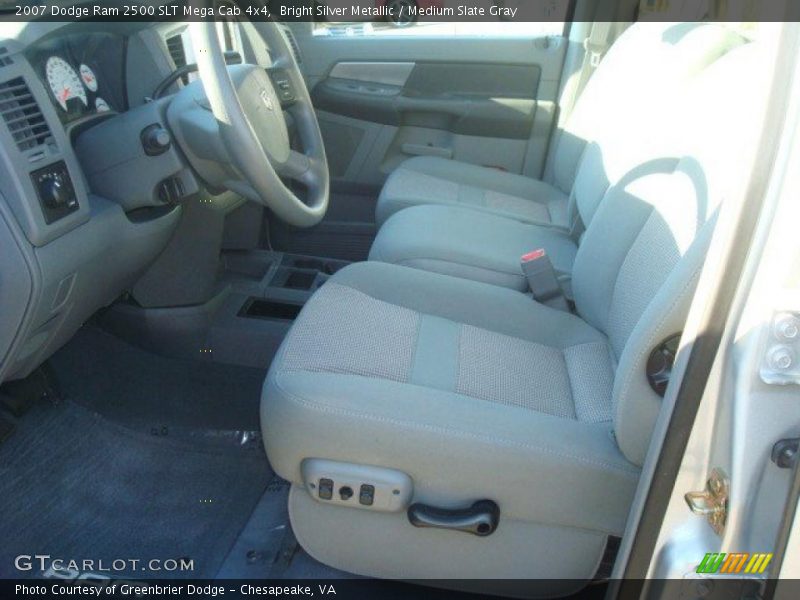 Bright Silver Metallic / Medium Slate Gray 2007 Dodge Ram 2500 SLT Mega Cab 4x4