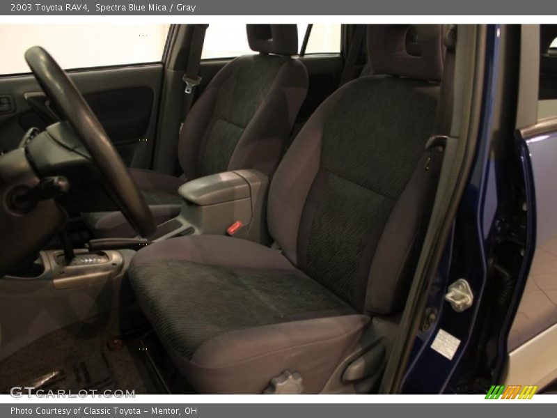 Spectra Blue Mica / Gray 2003 Toyota RAV4