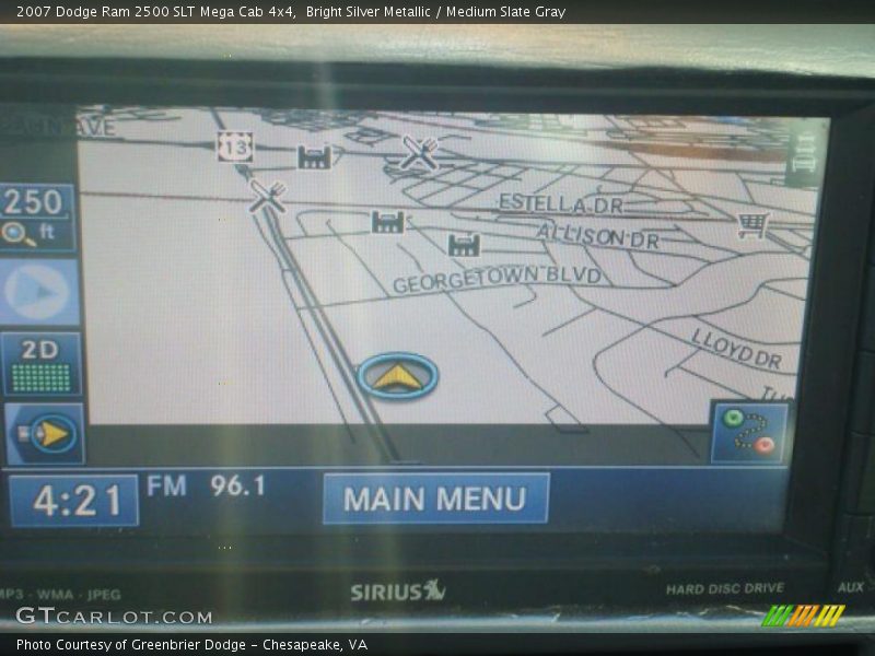 Navigation of 2007 Ram 2500 SLT Mega Cab 4x4