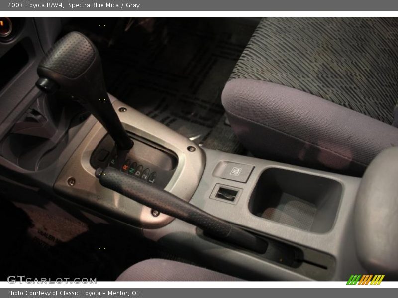 Spectra Blue Mica / Gray 2003 Toyota RAV4