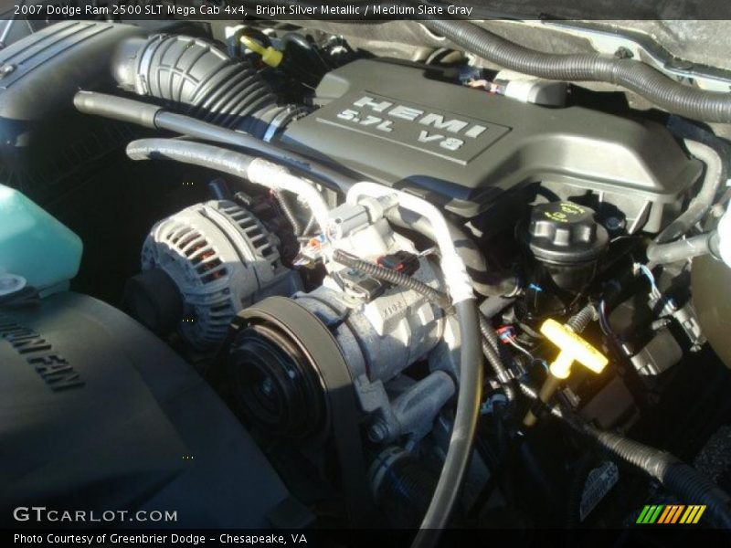  2007 Ram 2500 SLT Mega Cab 4x4 Engine - 5.7 Liter HEMI OHV 16-Valve V8