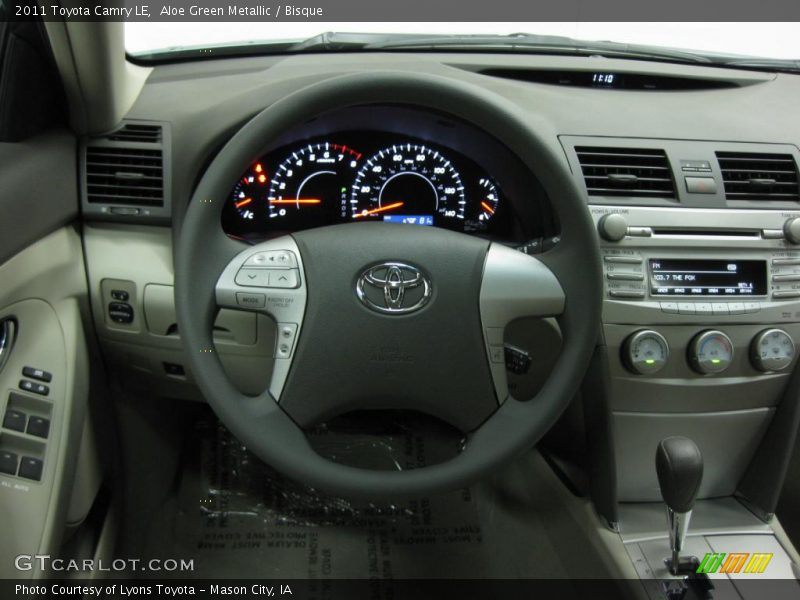 Aloe Green Metallic / Bisque 2011 Toyota Camry LE