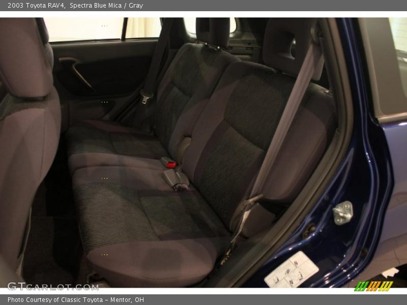 Spectra Blue Mica / Gray 2003 Toyota RAV4