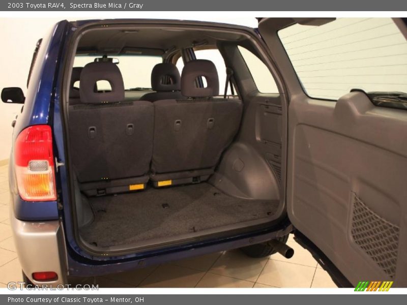 Spectra Blue Mica / Gray 2003 Toyota RAV4