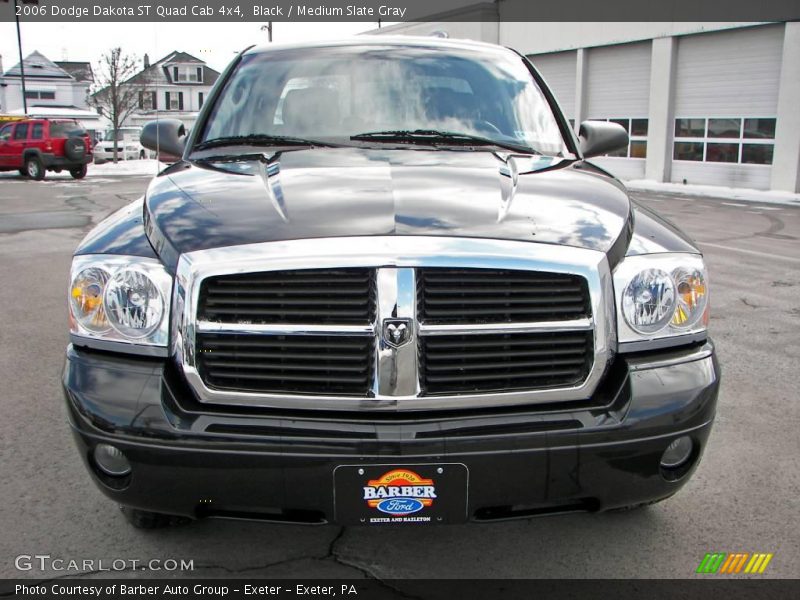 Black / Medium Slate Gray 2006 Dodge Dakota ST Quad Cab 4x4