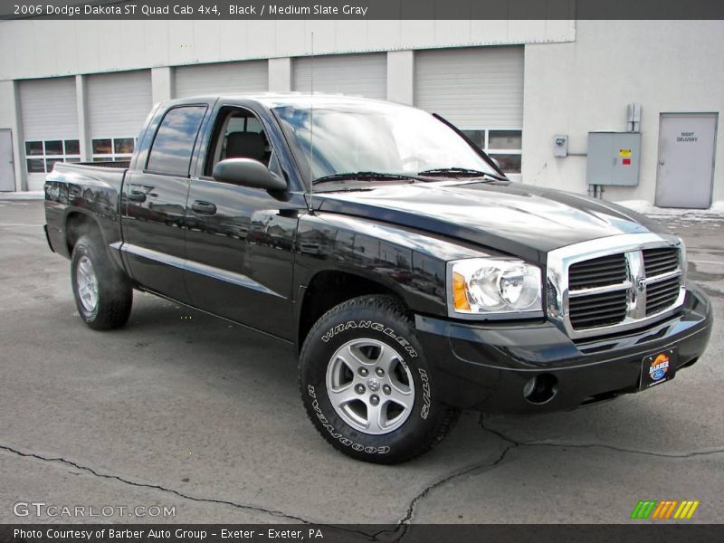 Black / Medium Slate Gray 2006 Dodge Dakota ST Quad Cab 4x4