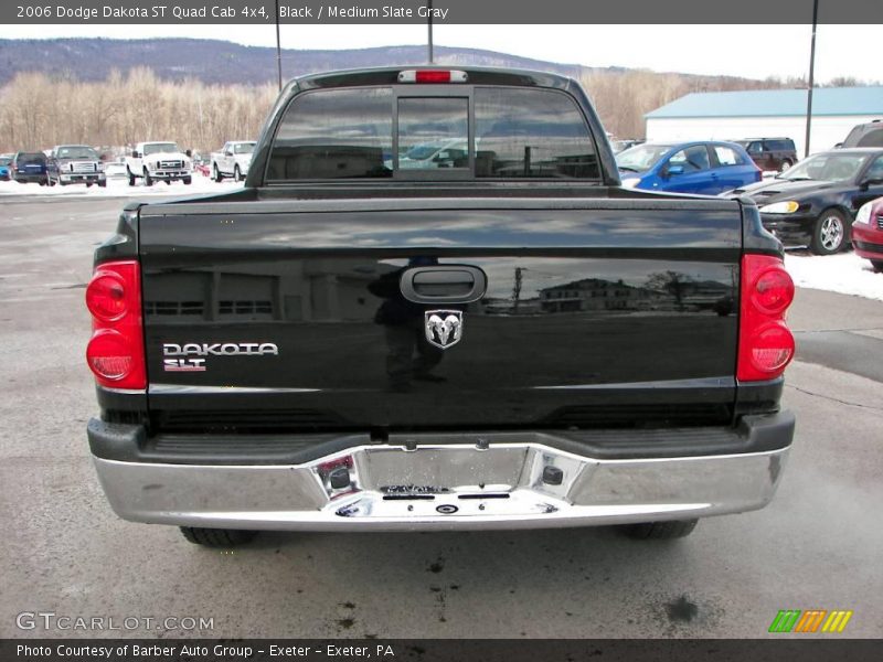 Black / Medium Slate Gray 2006 Dodge Dakota ST Quad Cab 4x4