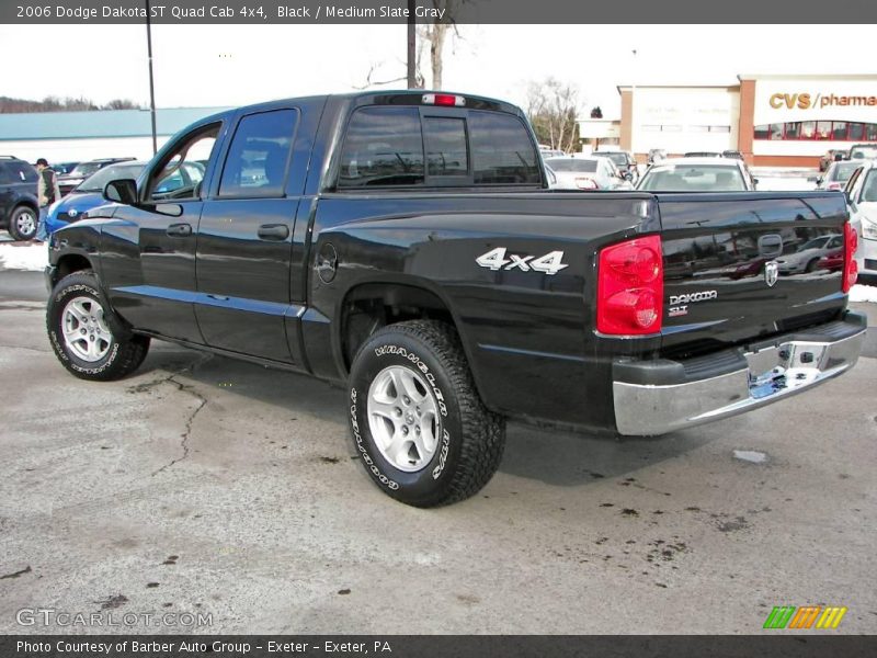 Black / Medium Slate Gray 2006 Dodge Dakota ST Quad Cab 4x4