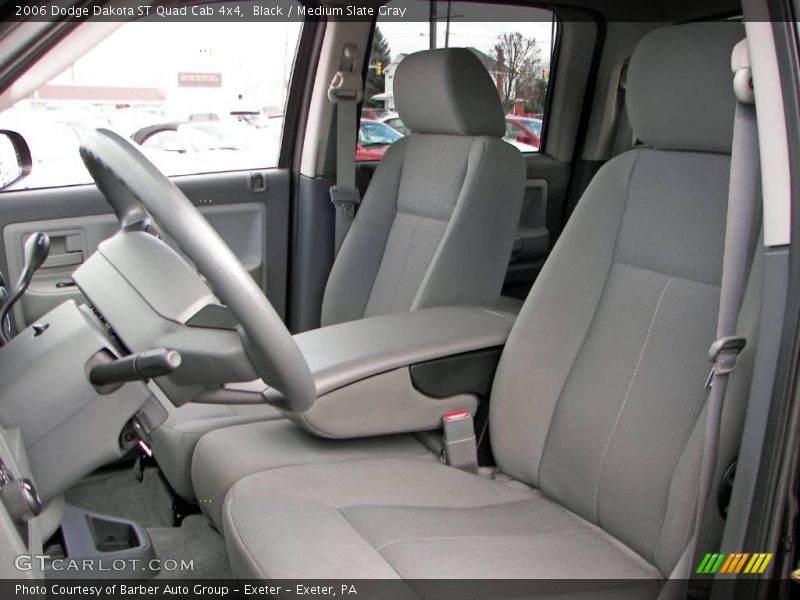 Black / Medium Slate Gray 2006 Dodge Dakota ST Quad Cab 4x4
