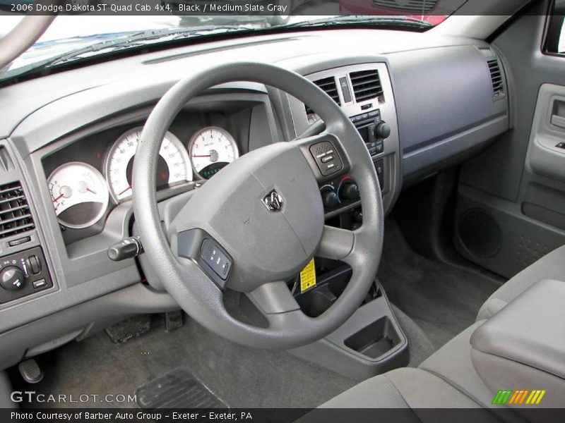 Black / Medium Slate Gray 2006 Dodge Dakota ST Quad Cab 4x4