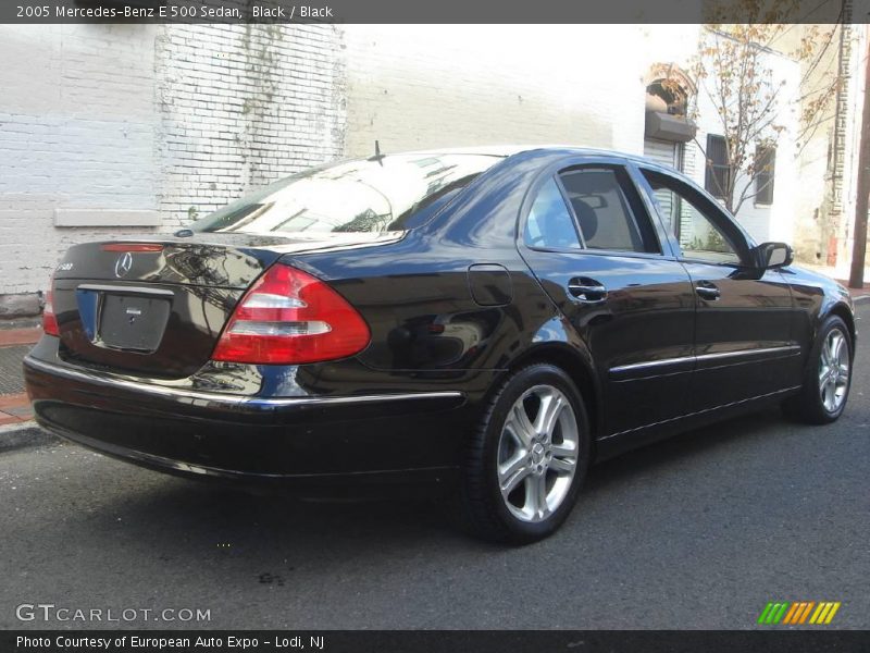 Black / Black 2005 Mercedes-Benz E 500 Sedan