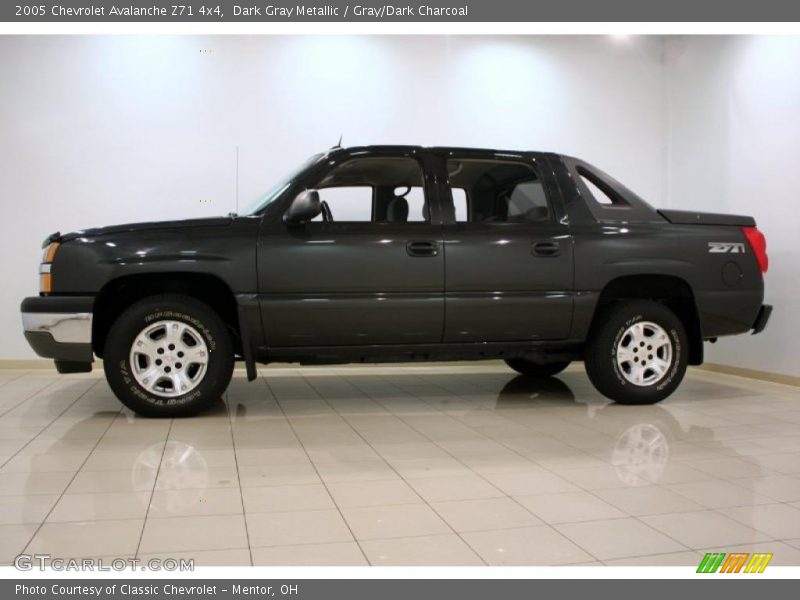 Dark Gray Metallic / Gray/Dark Charcoal 2005 Chevrolet Avalanche Z71 4x4
