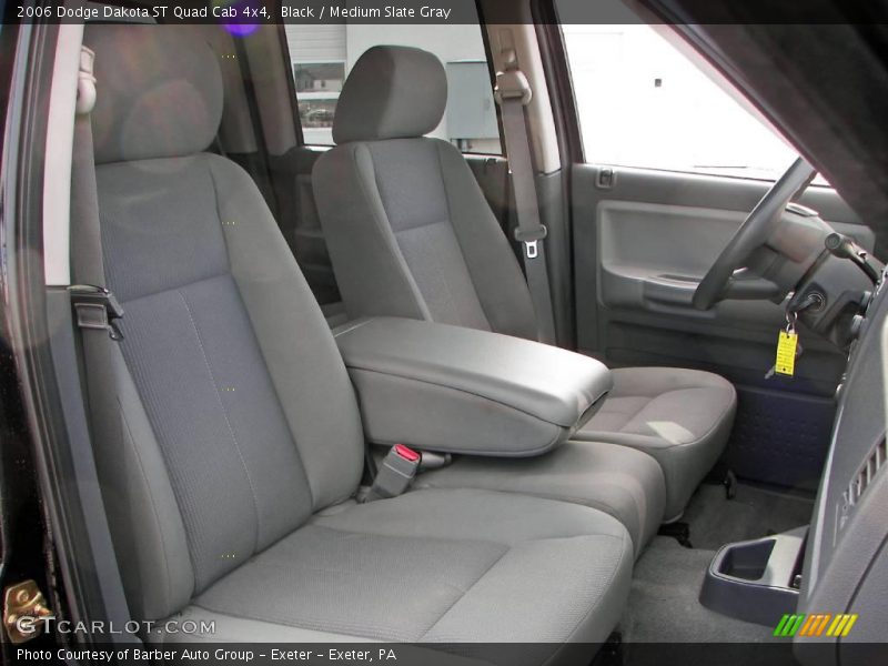 Black / Medium Slate Gray 2006 Dodge Dakota ST Quad Cab 4x4
