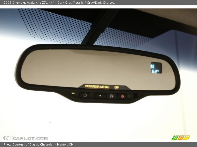 Dark Gray Metallic / Gray/Dark Charcoal 2005 Chevrolet Avalanche Z71 4x4
