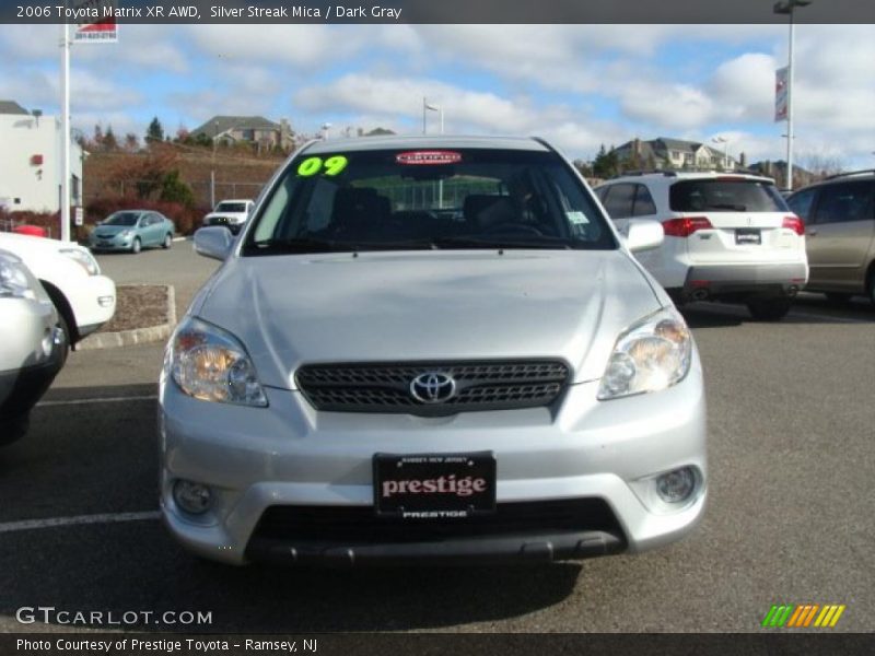 Silver Streak Mica / Dark Gray 2006 Toyota Matrix XR AWD