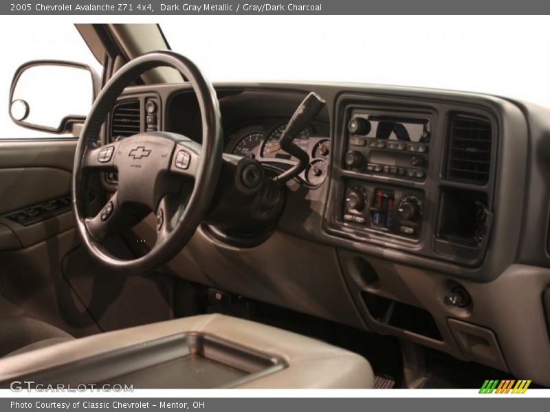 Dark Gray Metallic / Gray/Dark Charcoal 2005 Chevrolet Avalanche Z71 4x4