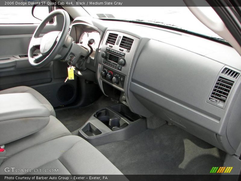 Black / Medium Slate Gray 2006 Dodge Dakota ST Quad Cab 4x4