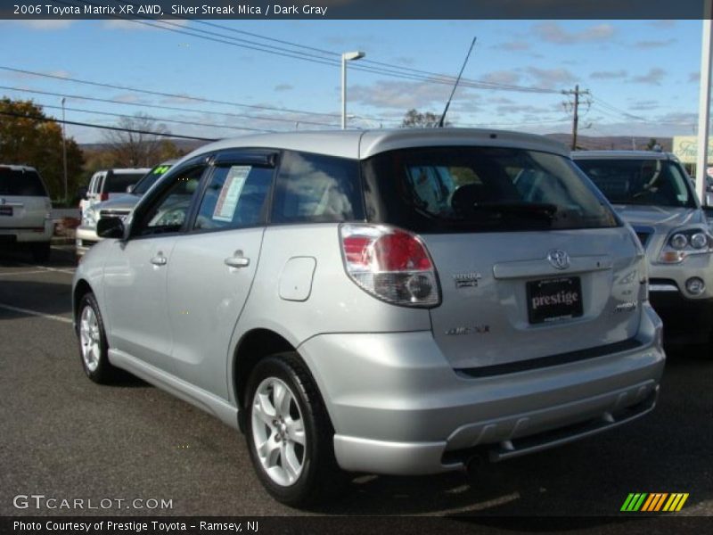 Silver Streak Mica / Dark Gray 2006 Toyota Matrix XR AWD