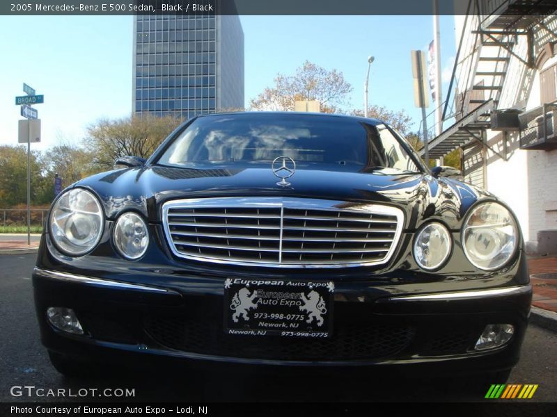Black / Black 2005 Mercedes-Benz E 500 Sedan
