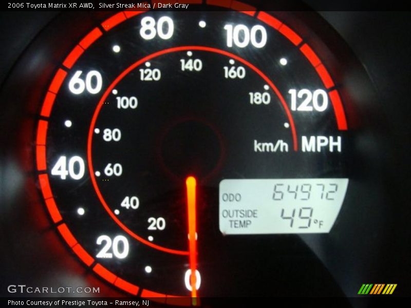 Silver Streak Mica / Dark Gray 2006 Toyota Matrix XR AWD