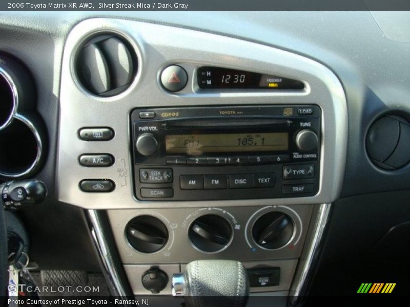 Silver Streak Mica / Dark Gray 2006 Toyota Matrix XR AWD