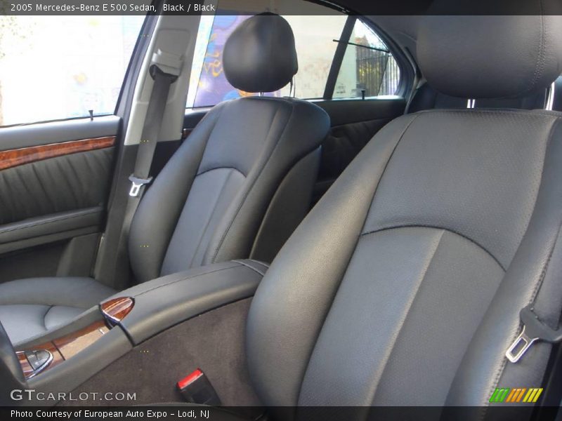 Black / Black 2005 Mercedes-Benz E 500 Sedan
