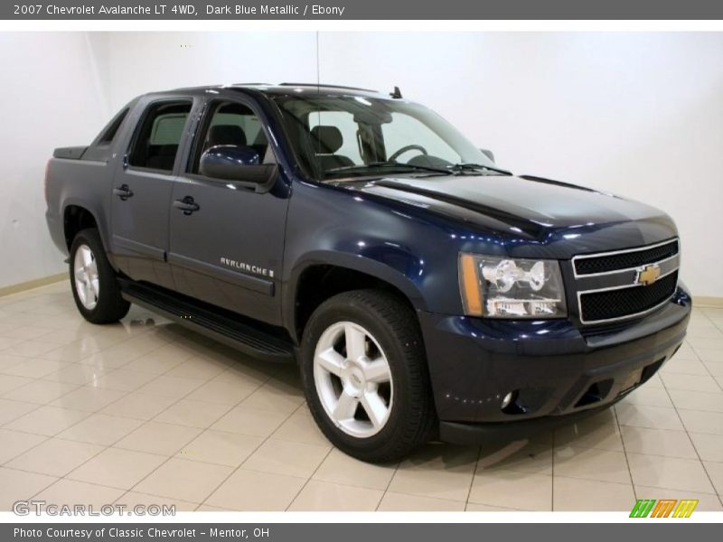 Dark Blue Metallic / Ebony 2007 Chevrolet Avalanche LT 4WD