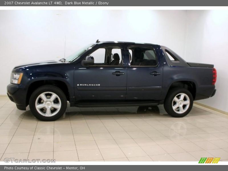 Dark Blue Metallic / Ebony 2007 Chevrolet Avalanche LT 4WD