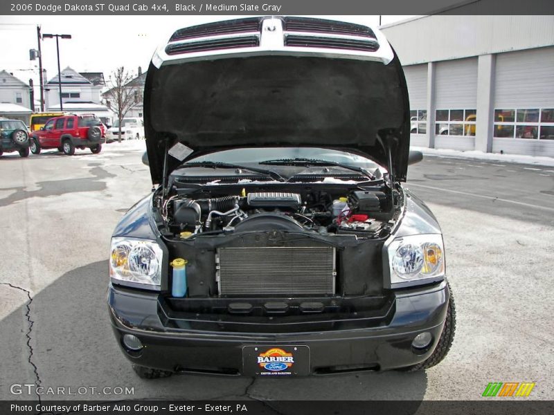 Black / Medium Slate Gray 2006 Dodge Dakota ST Quad Cab 4x4