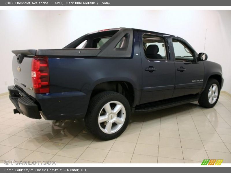 Dark Blue Metallic / Ebony 2007 Chevrolet Avalanche LT 4WD