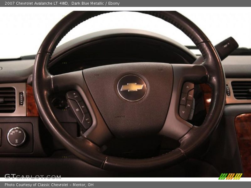 Dark Blue Metallic / Ebony 2007 Chevrolet Avalanche LT 4WD