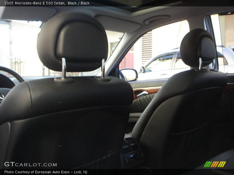 Black / Black 2005 Mercedes-Benz E 500 Sedan