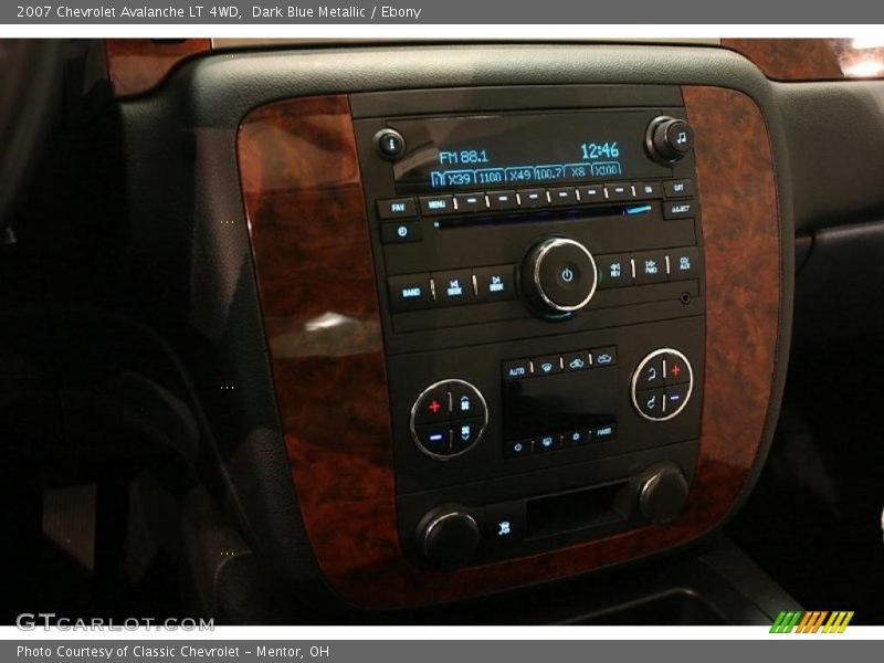 Dark Blue Metallic / Ebony 2007 Chevrolet Avalanche LT 4WD