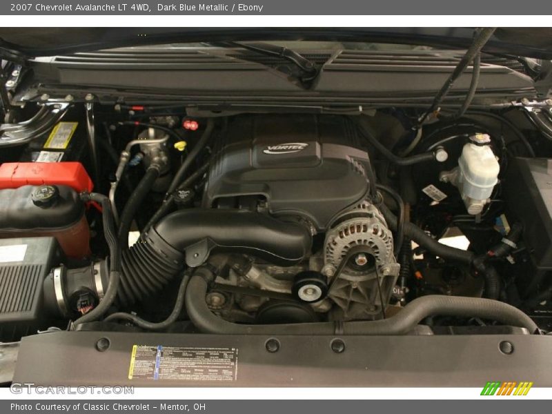 Dark Blue Metallic / Ebony 2007 Chevrolet Avalanche LT 4WD