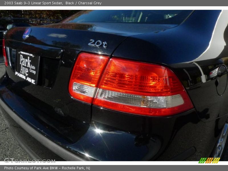 Black / Charcoal Grey 2003 Saab 9-3 Linear Sport Sedan