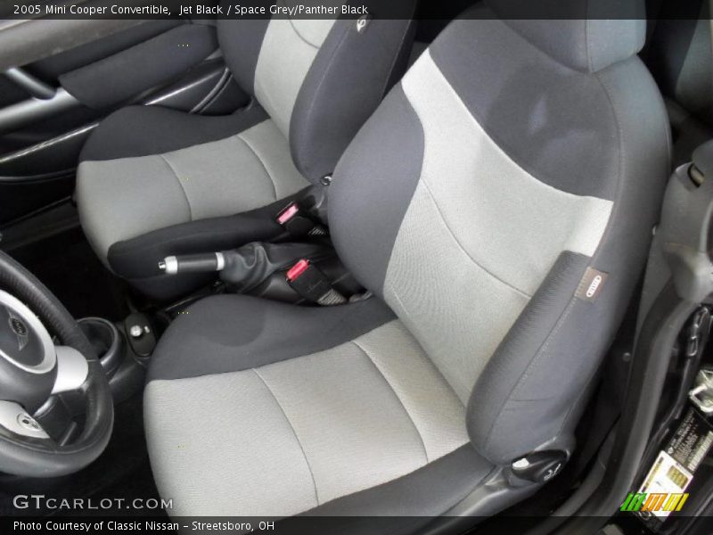  2005 Cooper Convertible Space Grey/Panther Black Interior