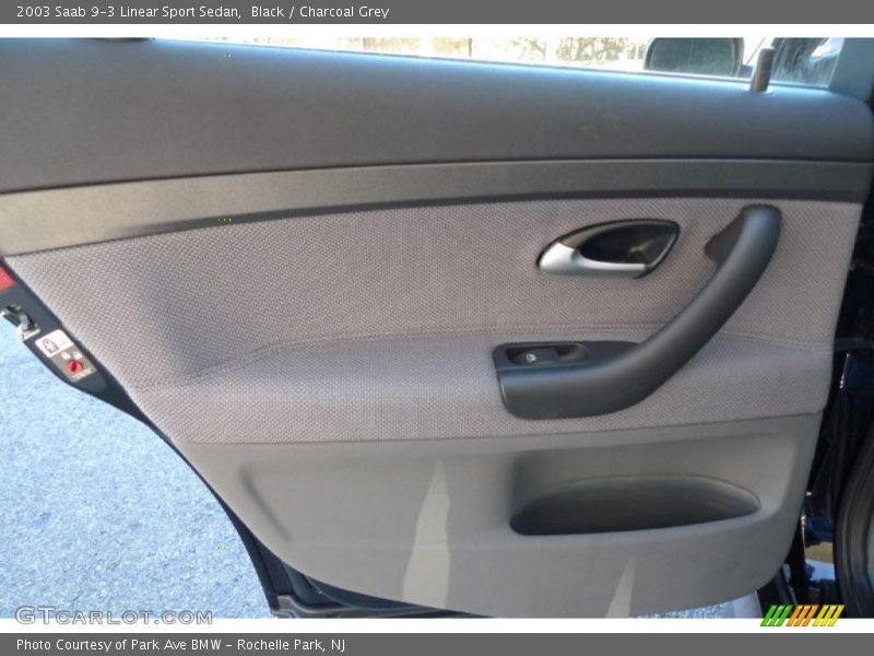 Black / Charcoal Grey 2003 Saab 9-3 Linear Sport Sedan