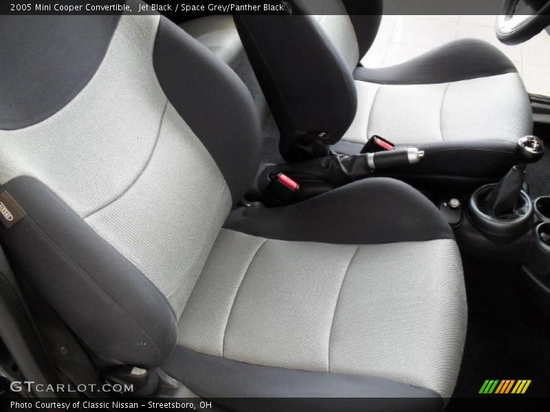  2005 Cooper Convertible Space Grey/Panther Black Interior