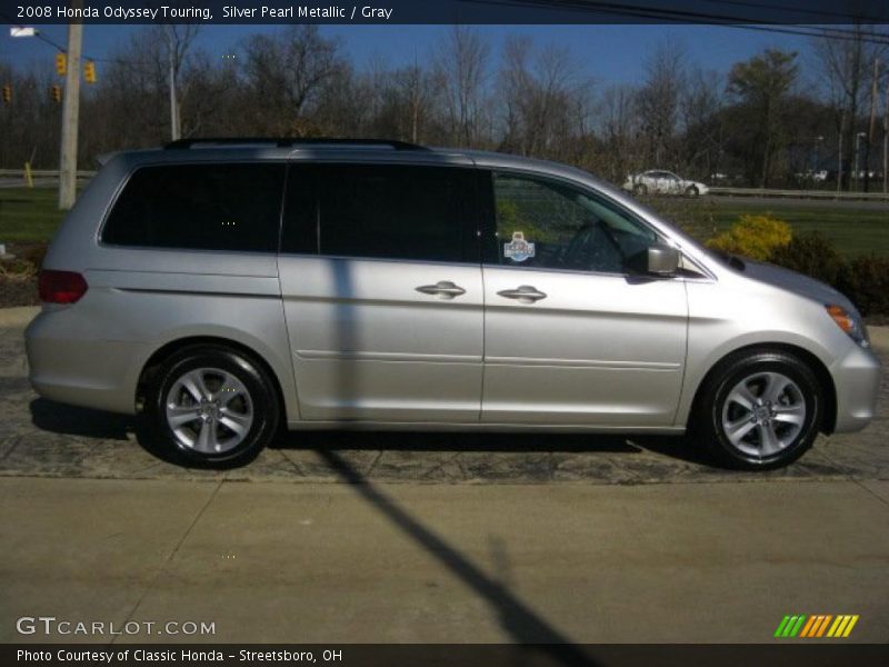 Silver Pearl Metallic / Gray 2008 Honda Odyssey Touring