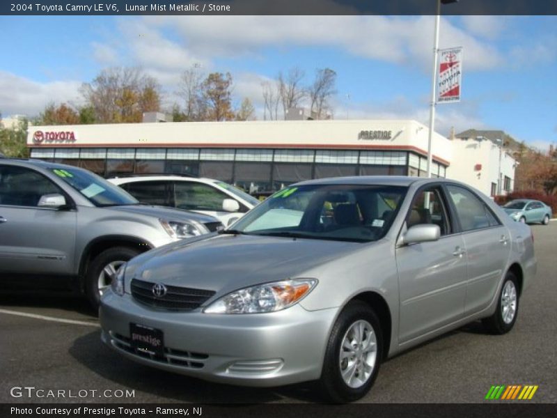 Lunar Mist Metallic / Stone 2004 Toyota Camry LE V6
