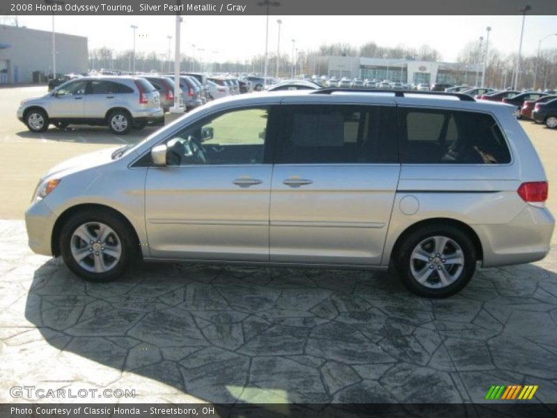 Silver Pearl Metallic / Gray 2008 Honda Odyssey Touring