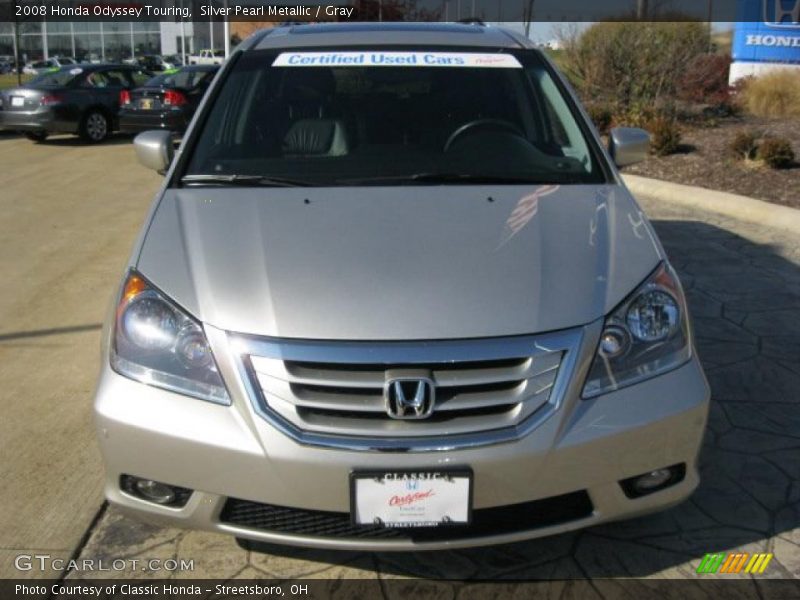 Silver Pearl Metallic / Gray 2008 Honda Odyssey Touring