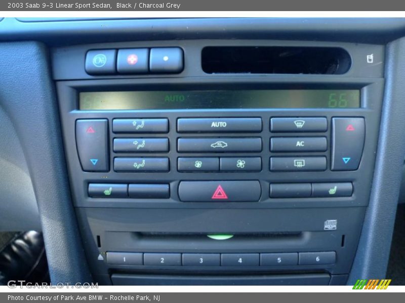 Controls of 2003 9-3 Linear Sport Sedan