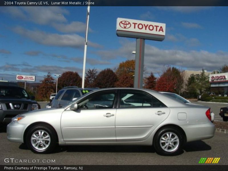 Lunar Mist Metallic / Stone 2004 Toyota Camry LE V6