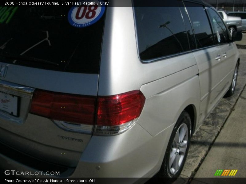 Silver Pearl Metallic / Gray 2008 Honda Odyssey Touring