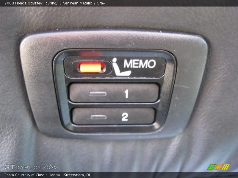Silver Pearl Metallic / Gray 2008 Honda Odyssey Touring