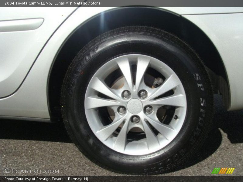 Lunar Mist Metallic / Stone 2004 Toyota Camry LE V6