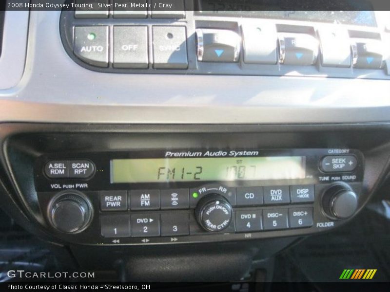 Silver Pearl Metallic / Gray 2008 Honda Odyssey Touring